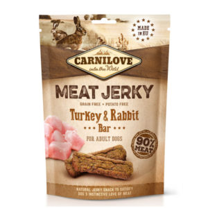 Carnilove Jerky Snack Turkey&Rabbit Bar – pulyka&nyúl 100g