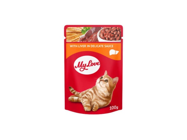 My Love Alutasakos Macskaeledel Máj Ízletes Szószban 100g