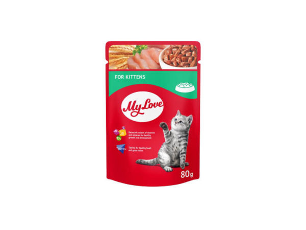 My Love Kitten Alutasakos Macskaeledel Csirke 80g