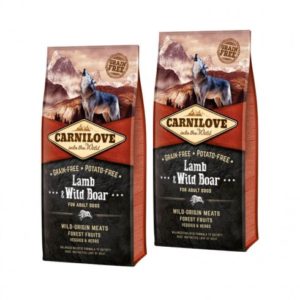 Carnilove Adult Lamb & Wild Boar-Bárány és Vaddisznó Hússal 2x12kg