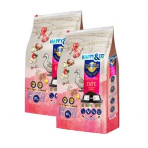 Happy&Fit Superior Hipoallergén Kacsa, halolajjal és almával 2x10kg