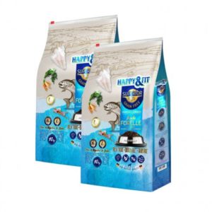 Happy&Fit Superior Hipoallergén Pisztráng, halolajjal és glükozaminnal 2x10kg