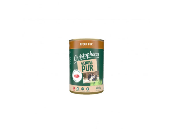 Christopherus Dog konzerv pure ló 400g