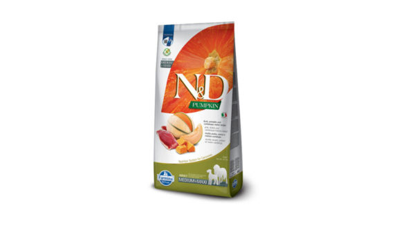 N&D Pumpkin Dog kacsa&sütőtök,sárgadinnye adult medium&maxi 12kg
