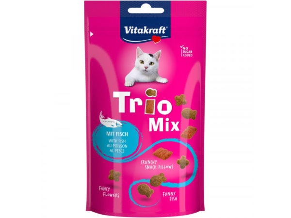 Vitakraft Trio Mix Macska Jutalomfalat Hallal 60g