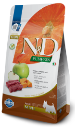 N&D Pumpkin Dog szarvas&sütőtök,alma adult mini 2kg