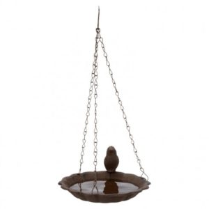 Trixie Kültéri Madárfürdető Függő Öntöttvas 250ml/16cm Barna