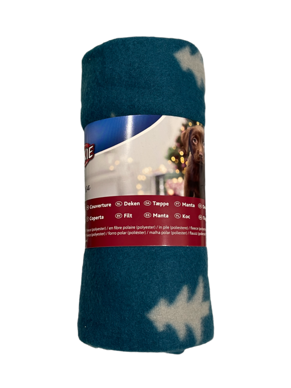 Trixie Pléd Xmas Nivia 100x70cm - türkiz