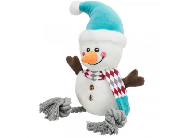 Trixie Játék Xmas Plüss/Pamut Hóember 41cm