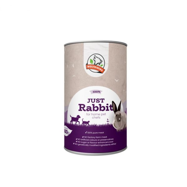 NYÚL 100% párolt hús és belsőség kutyáknak 400g