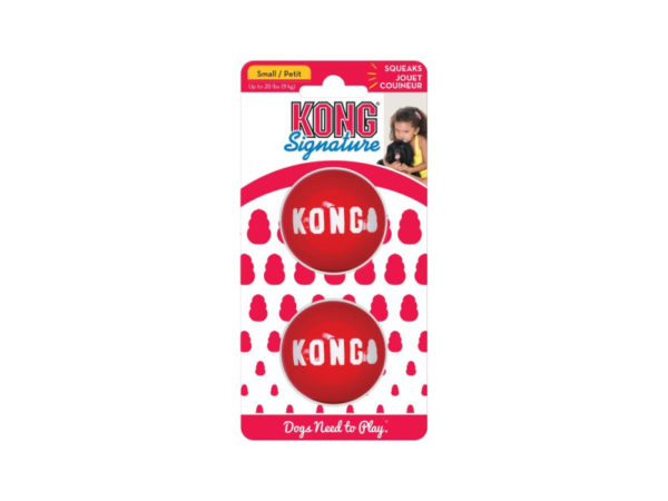 KONG Signature Ball kutyajáték 2db, L méretben