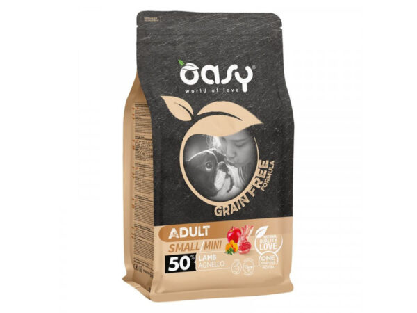 Oasy Dog GF Adult Small/Mini Lamb 800g