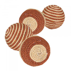 Trixie Játék Macskának Labda 4cm Barna/Bézs