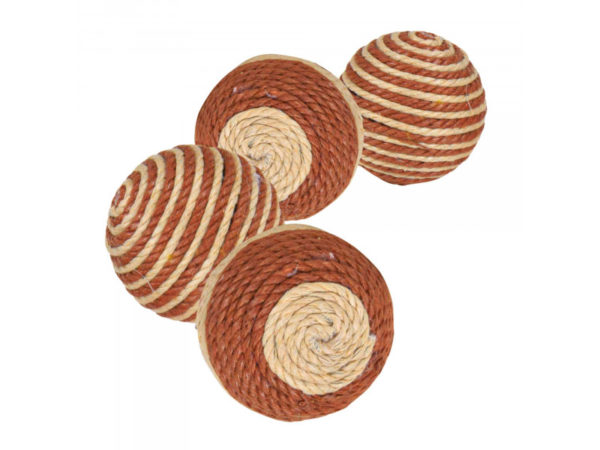 Trixie Játék Macskának Labda 4cm Barna/Bézs