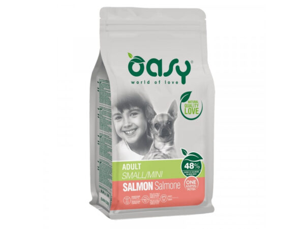 Oasy Dog OAP Adult Small/Mini Salmon 2,5kg