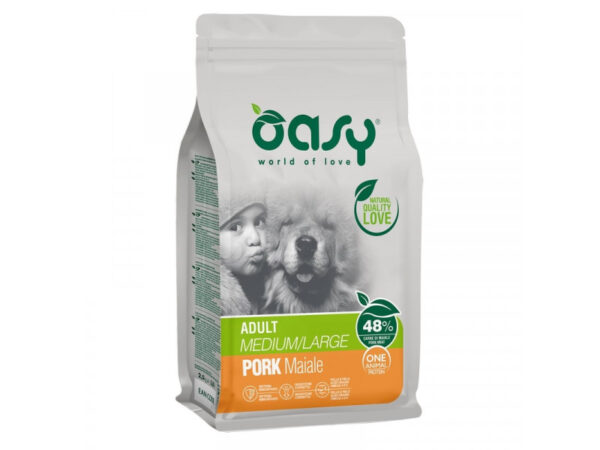 Oasy Dog OAP Adult Medium/Large Pork 2,5kg