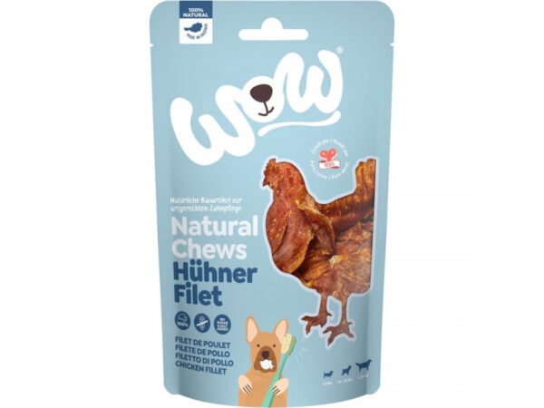 WOW Dog Natural Chews Csirke filé 250g