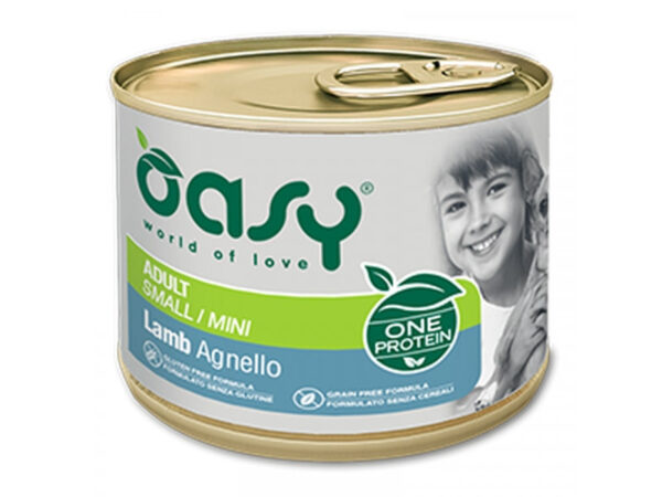 Oasy Dog Konzerv OP Adult Small/Mini Lamb 200g