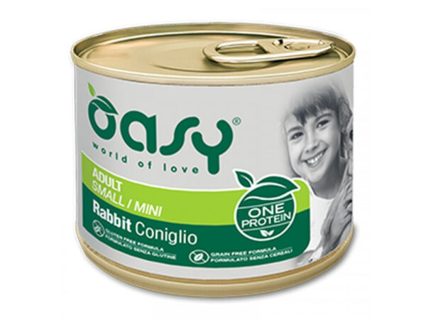 Oasy Dog Konzerv OP Adult Small/Mini Rabbit 200g