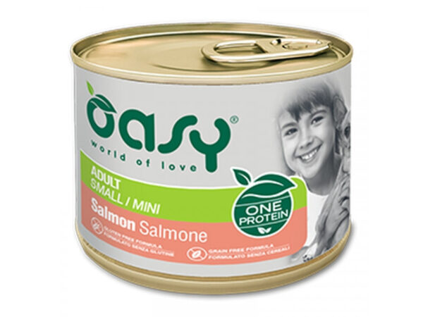 Oasy Dog Konzerv OP Adult Small/Mini Salmon 200g