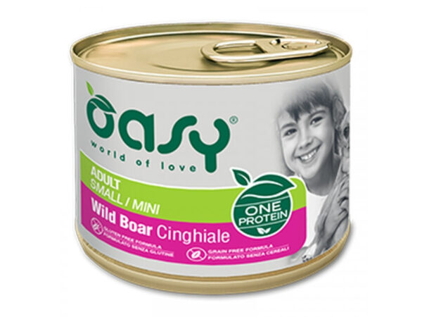 Oasy Dog Konzerv OP Adult Small/Mini Wild Boar 200g