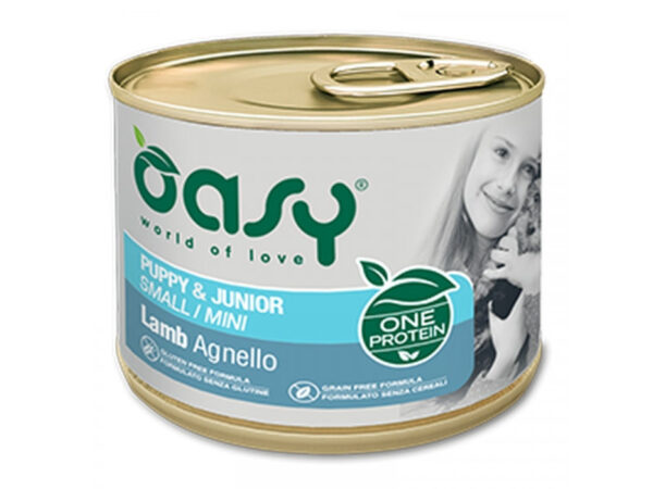 Oasy Dog Konzerv OP Puppy&Junior Small/Mini Lamb 200g