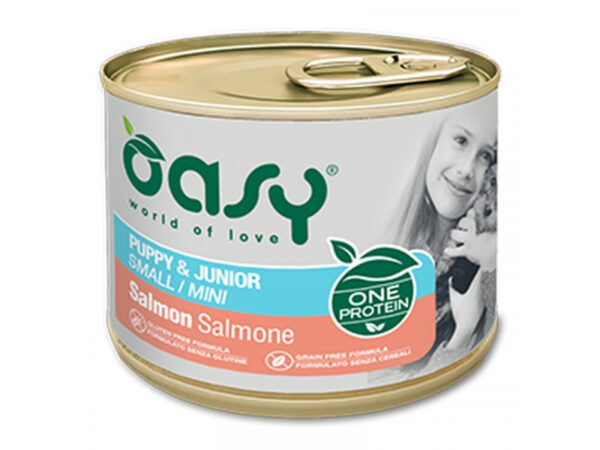 Oasy Dog Konzerv OP Puppy&Junior Small/Mini Salmon 200g