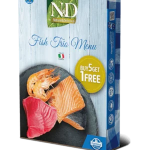N&D Cat konzerv Fish Trio Menu 6x70g