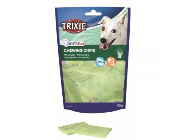 Trixie Jutalomfalat Dentafun Rágó Chips Light Algás 50g