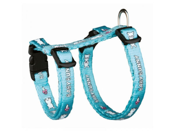Trixie Hám Pórázzal Nylon Törpenyúlaknak 20–33cm / 8mm 1.25m