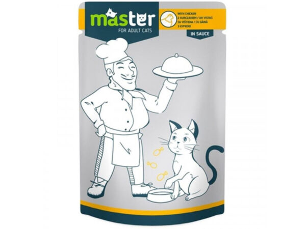 Master Alutasakos Macskaeledel Csirke 80g