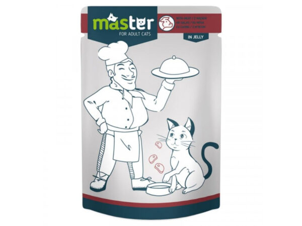 Master Alutasakos Macskaeledel Hús 80g