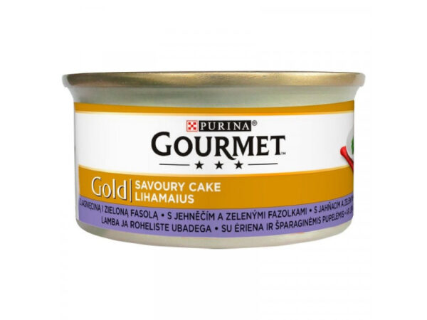 Gourmet Gold Savoury Cake Báránnyal és zöldbabbal 85g
