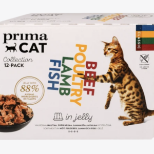 PrimaCat Classic macska alutasakos eledel zselében 12x85g