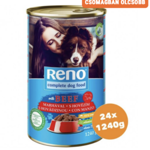 Reno Konzerv Kutya Marha 24x1240g