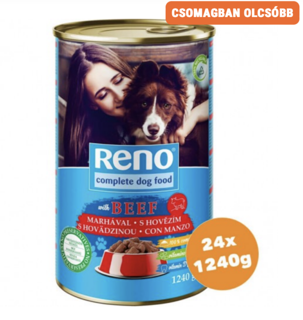 Reno Konzerv Kutya Marha 24x1240g