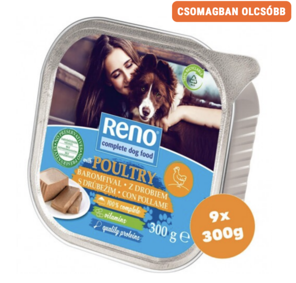 Reno Alutálka Kutya Szárnyas 9x300g