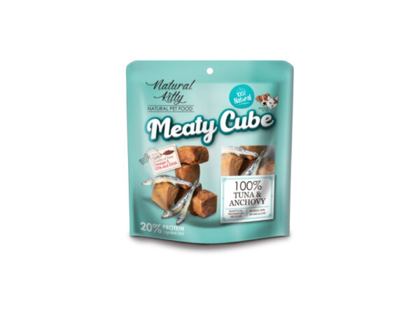 Natural Kitty Meaty Cube 100% Tonhal & Szardella 60g