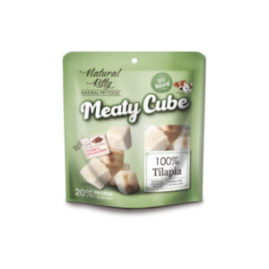 Natural Kitty Meaty Cube 100% Tilápia Hallal 60g