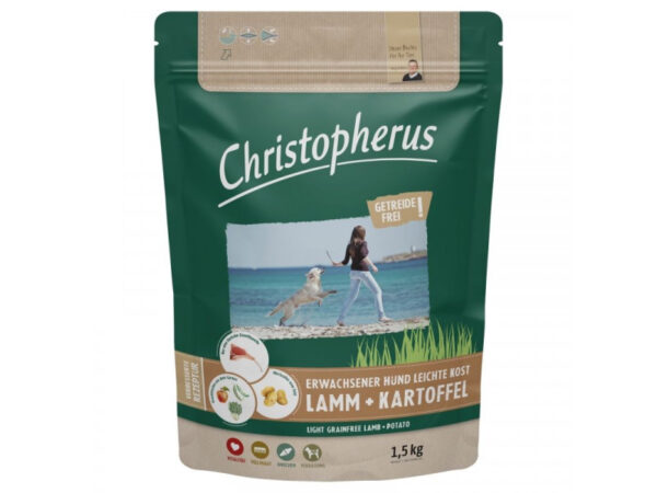Christopherus Dog Light Grainfree Bárány és burgonya 1,5kg