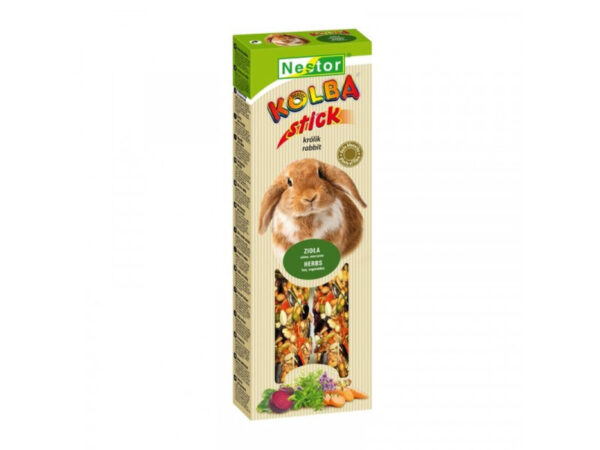 Nestor Dupla Rúd Nyúlnak Gyógynövény+Széna+Zöldség 115g