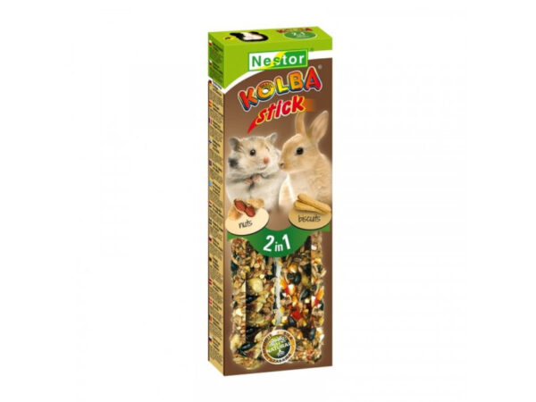 Nestor Dupla Rúd Rágcsálónak Mogyoró+Biscuit 115g