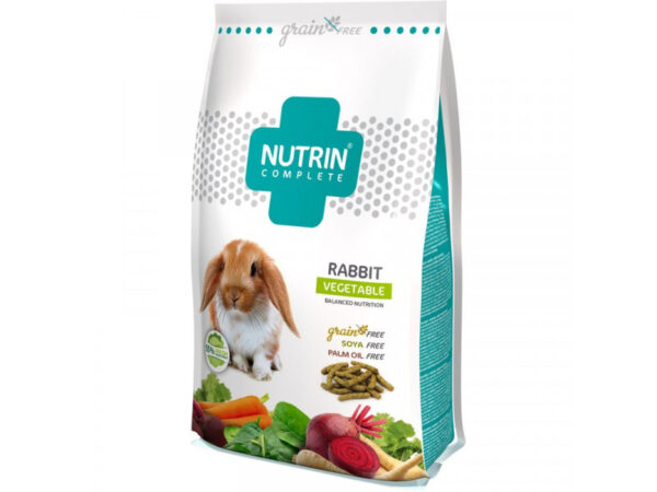 Nutrin Complete Nyúleledel Gabonamentes Zöldség 400g