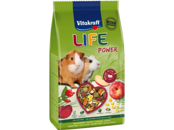 Vitakraft Life Power Tengerimalac eledel 600g