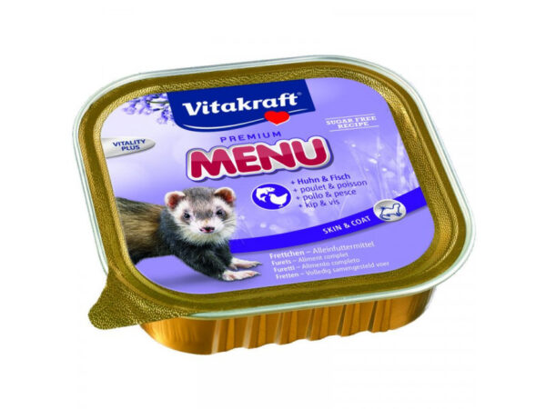Vitakraft Premium Menu Alutál Vadászgörénynek 100g