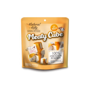 Natural Kitty Meaty Cube 100% Csirke & Sütőtök 60g