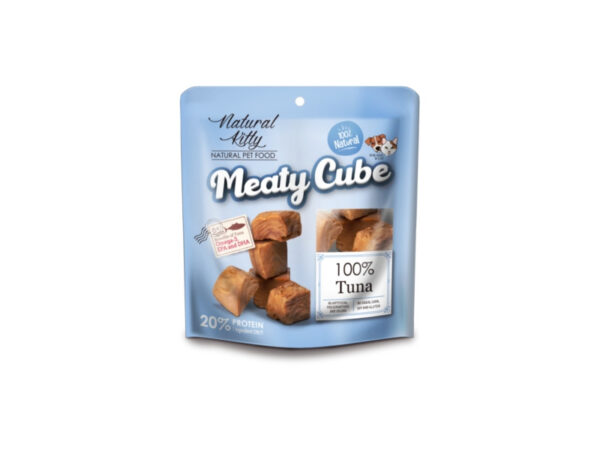 Natural Kitty Meaty Cube 100% Tonhal 60g