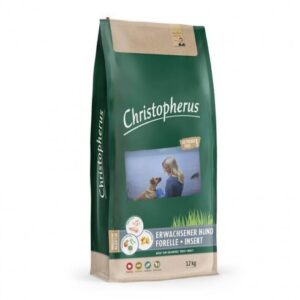 Christopherus Dog Adult Grain Free Pisztráng és rovar small&medium 12kg