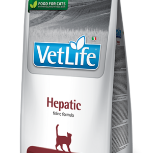 Vet Life Natural Diet Cat Hepatic 2kg (májbetegség csökkentésére)