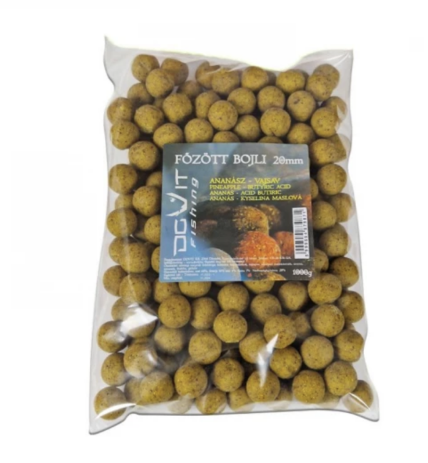 Dovit Főzött Bojli 20mm- Ananász-Vajsav 1000g